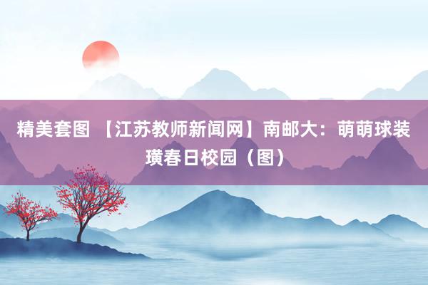 精美套图 【江苏教师新闻网】南邮大：萌萌球装璜春日校园（图）